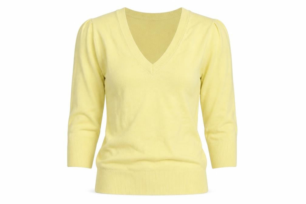 Primark Womens Yellow   Pullover Jumper Size 10