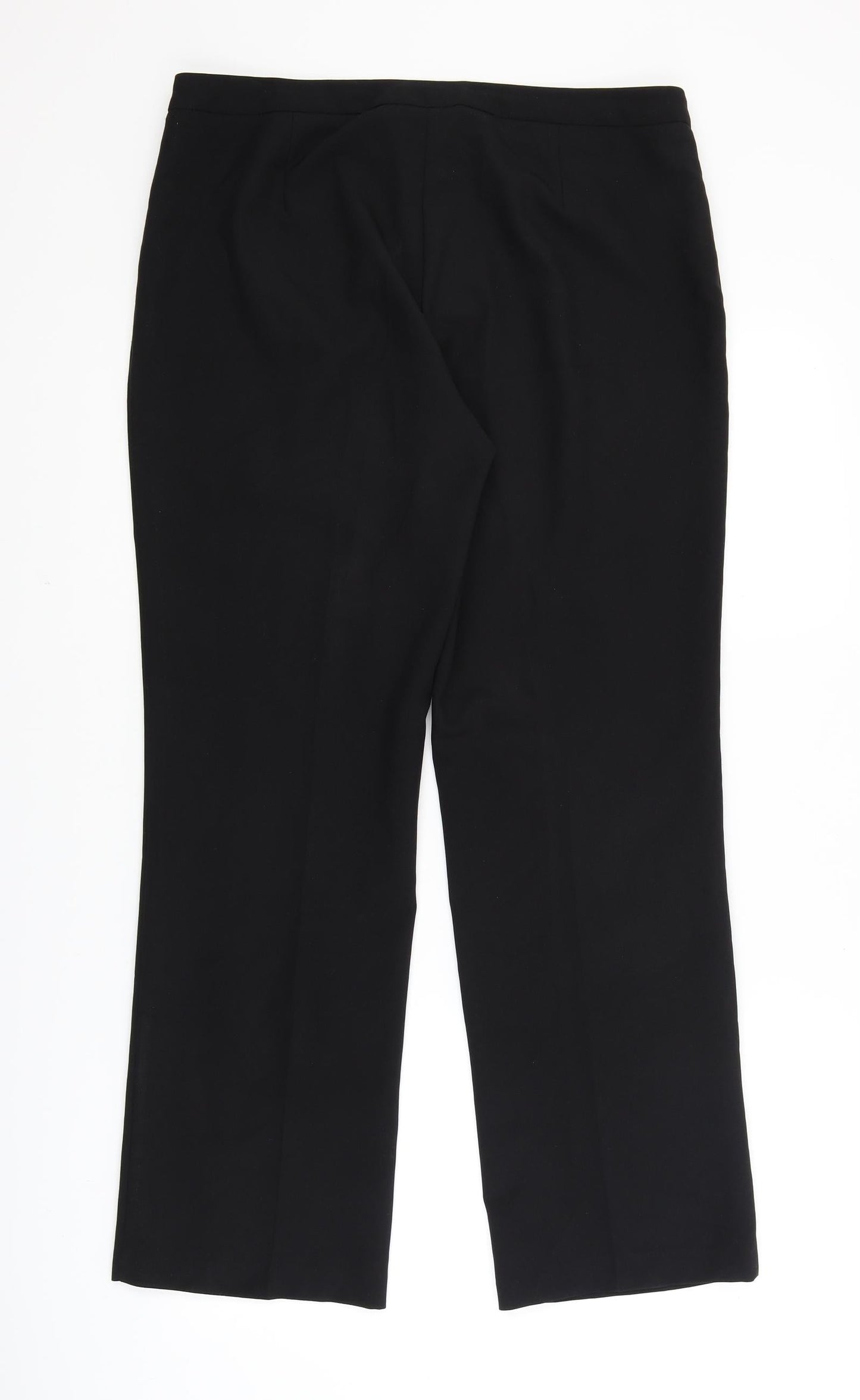 F&F Womens Black   Dress Pants Trousers Size 12 L28.5 in