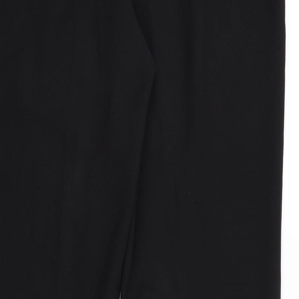 F&F Womens Black   Dress Pants Trousers Size 12 L28.5 in