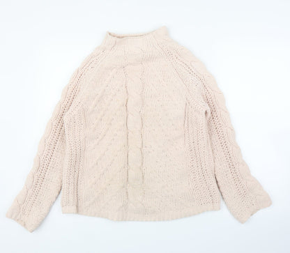 Preloved M&S Womens Pink   Pullover Jumper Size S - Front