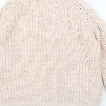 Preloved M&S Womens Pink   Pullover Jumper Size S - Label
