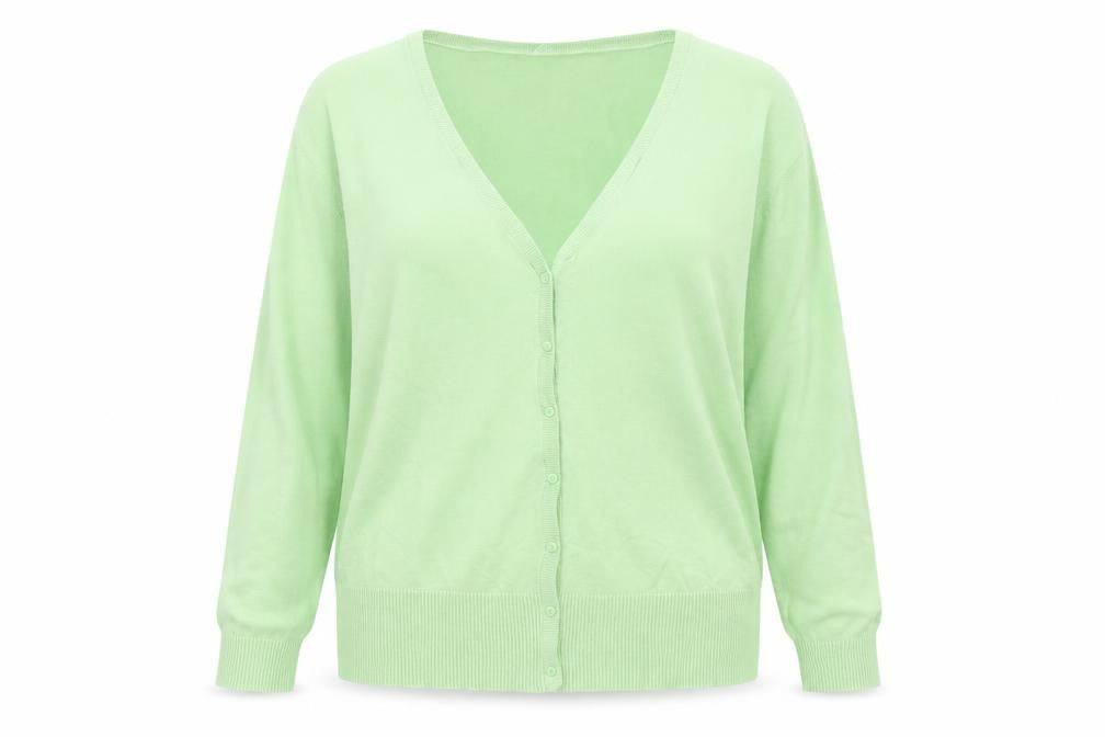 Bonprix Womens Green Cardigan Jumper Size XL