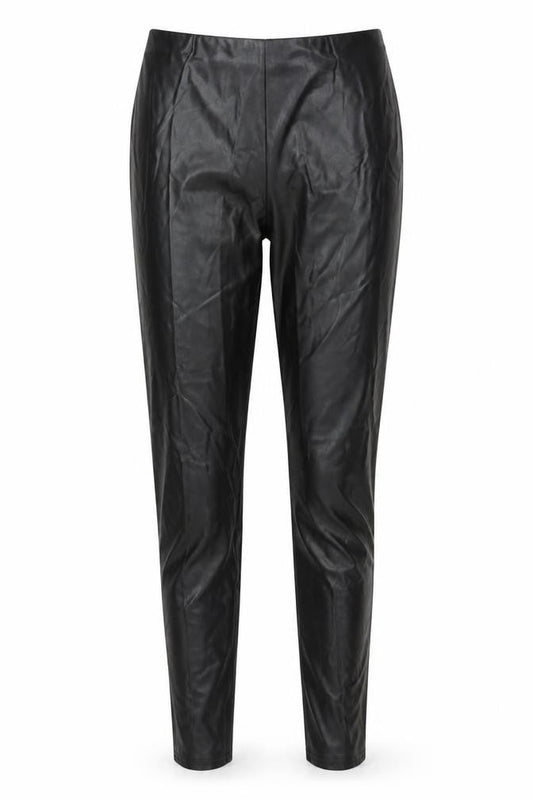PRETTYLITTLETHING Womens Black   Carrot Trousers Size 8 L31 in