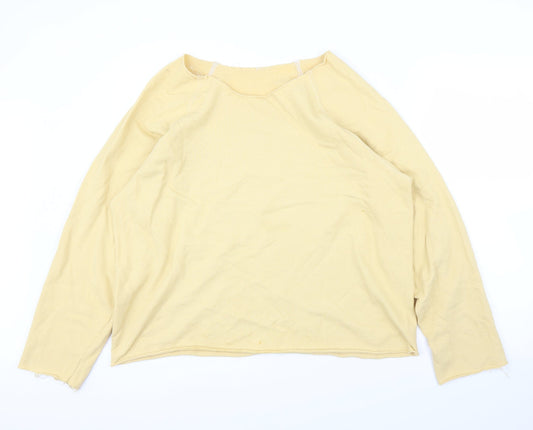 Preworn Womens Yellow   Pullover Jumper Size XL