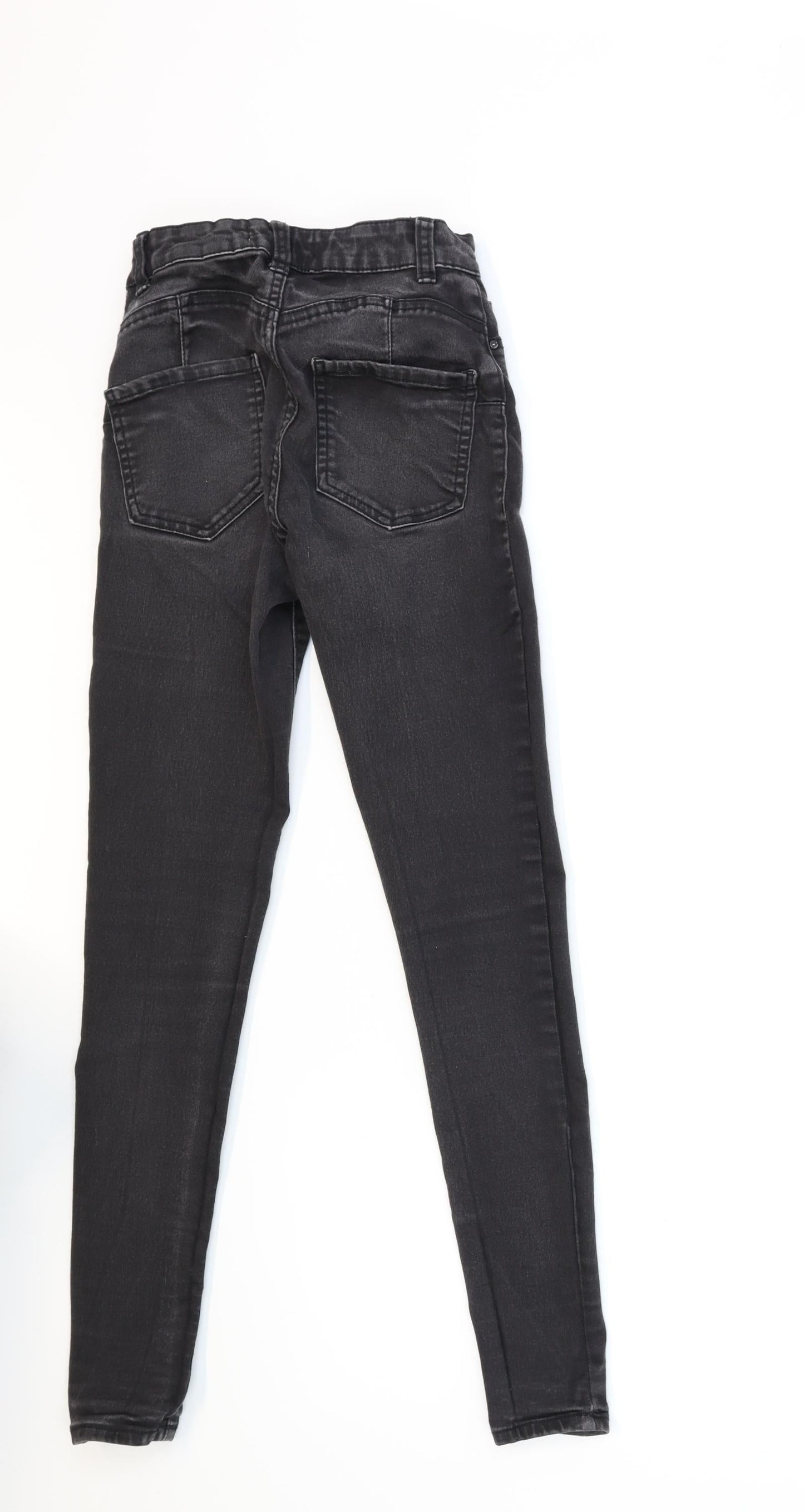 Denim & Co. Womens Black  Denim Skinny Jeans Size 8 L27 in