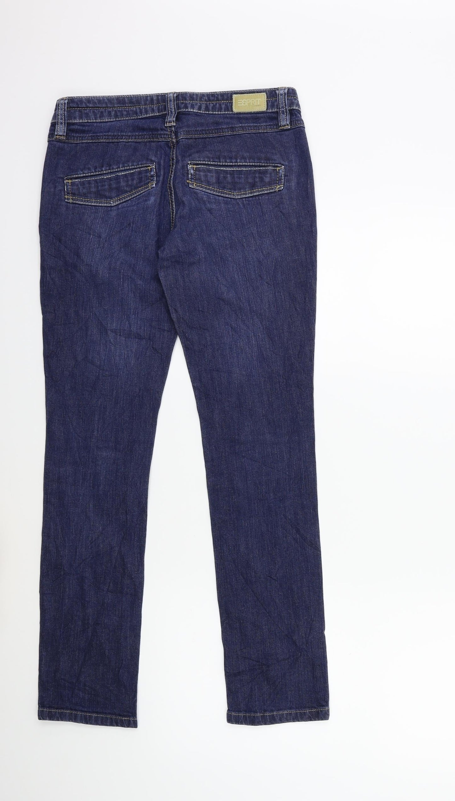 Esprit Womens Blue  Denim Straight Jeans Size 25 in L30 in