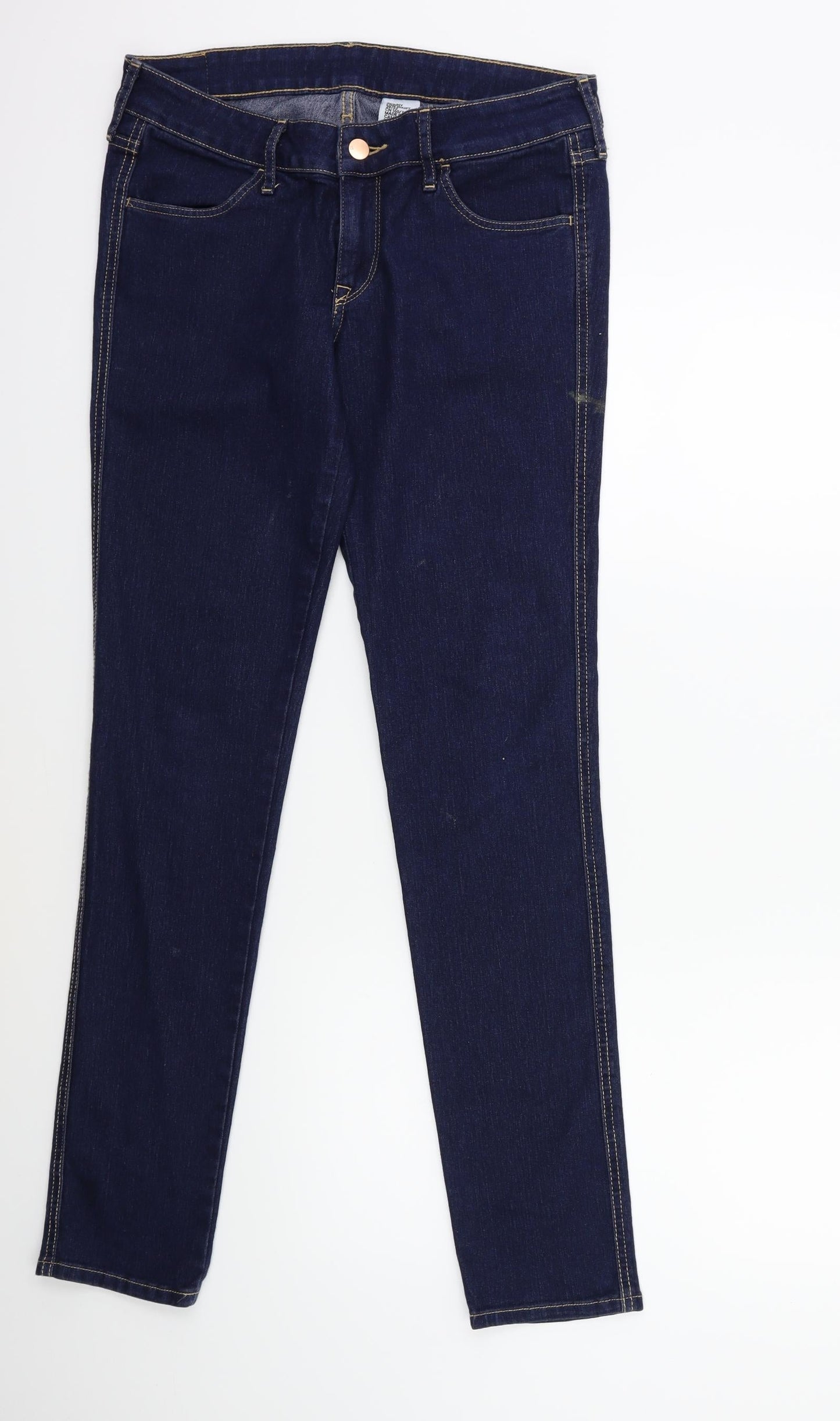 H&M Womens Blue  Denim Skinny Jeans Size 29 in L32 in