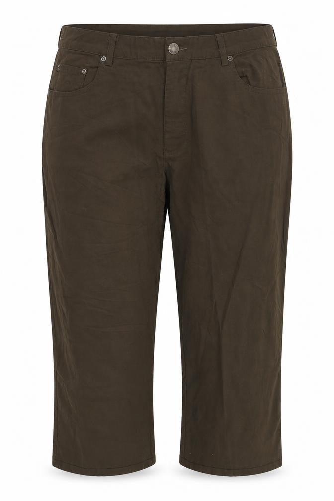 Biaggini Womens Green   Cropped Trousers Size 36 in L23 in