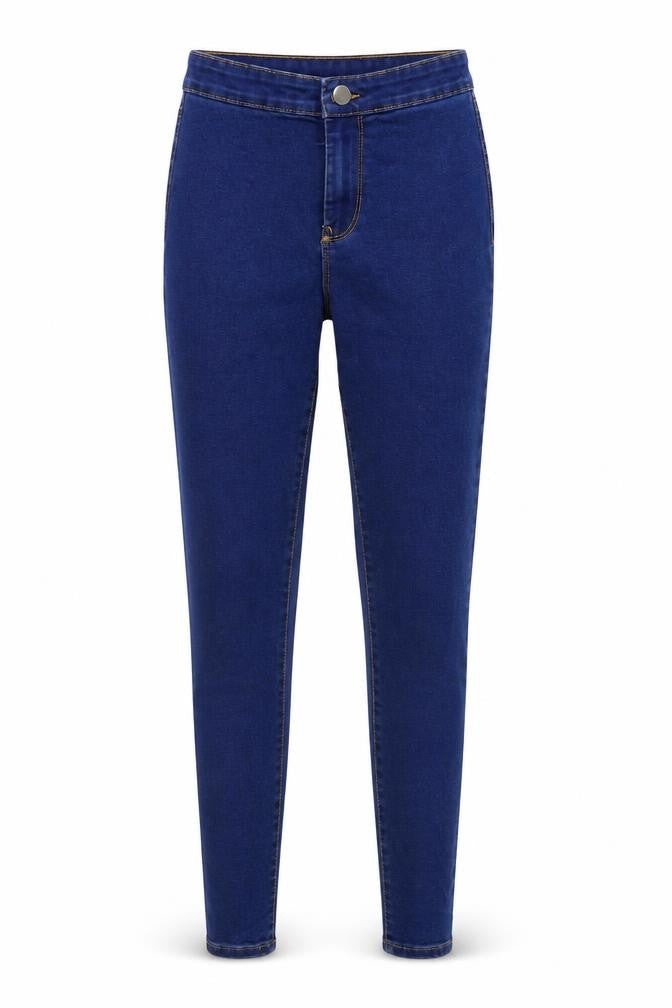 Denim & Co. Womens Blue  Denim Skinny Jeans Size 6 L25 in