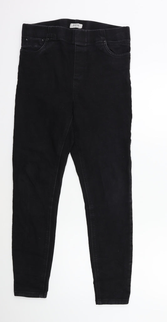 Preloved Soon Womens Black  Denim Jegging Jeans Size 12 L28 in - Front