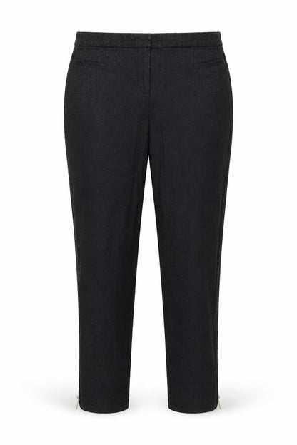 New Look Womens Black Floral  Trousers  Size 12 L27 in