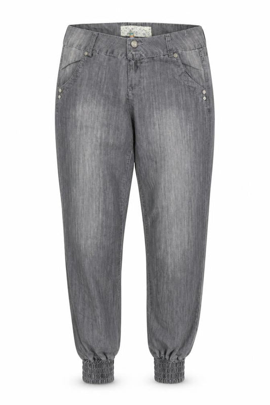 Denim & Co. Womens Grey  Denim Jegging Jeans Size 10 L28 in