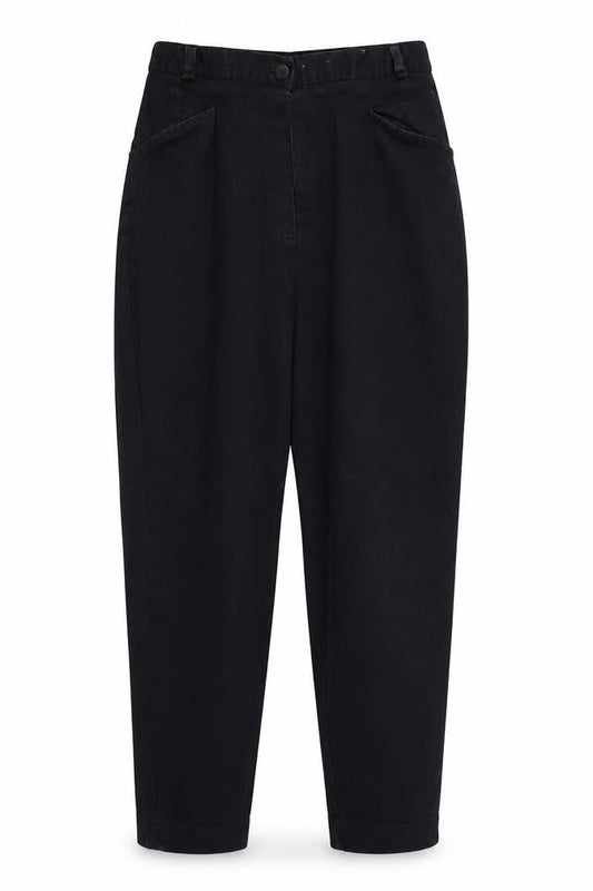 Preworn Womens Black   Trousers  Size 14 L28 in