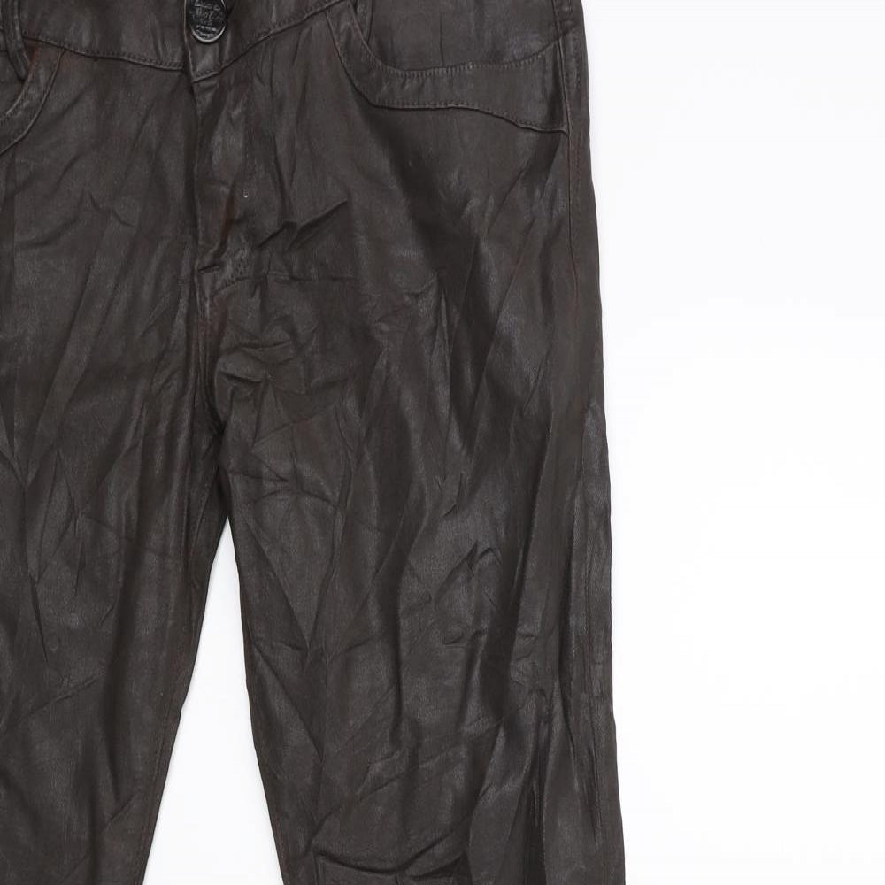Preworn Womens Brown   Trousers  Size 10 L28 in