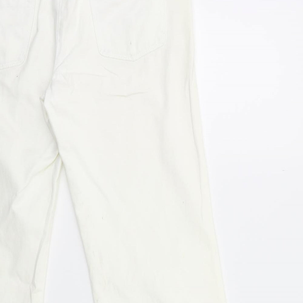 priciples Womens White  Denim Cropped Jeans Size 10 L23 in