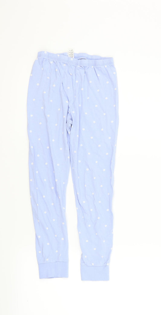 George Girls Blue Polka Dot  Snow Pants Trousers Size 9-10 Years