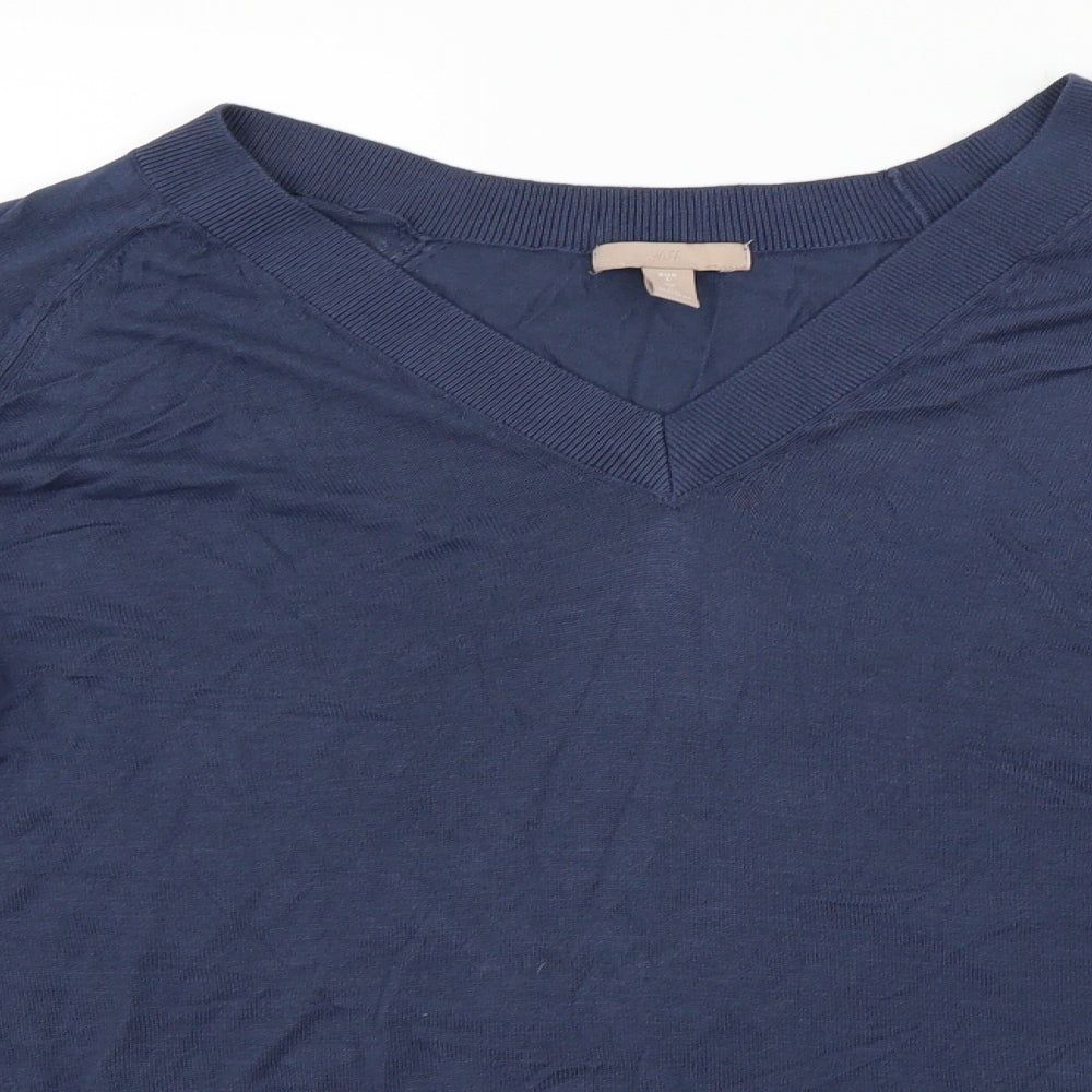 H&M Womens Blue   Pullover Jumper Size L