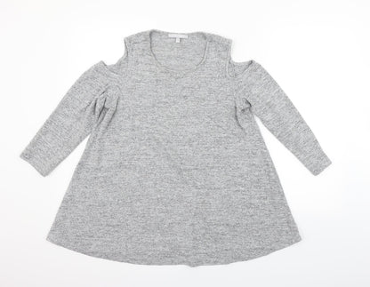 Christopher Fink Womens Grey   Pullover Jumper Size M