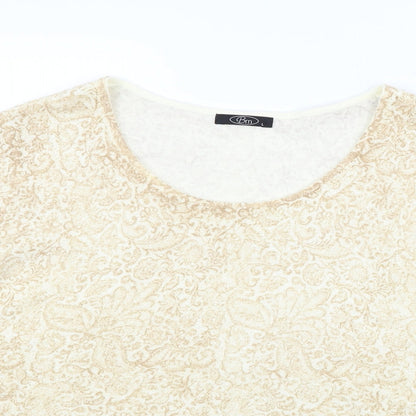 Bonmarché Womens Beige Pullover Jumper Size L