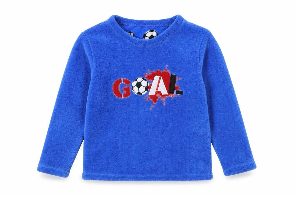Chill Out Boys Blue   Pullover Hoodie Size 8-9 Years