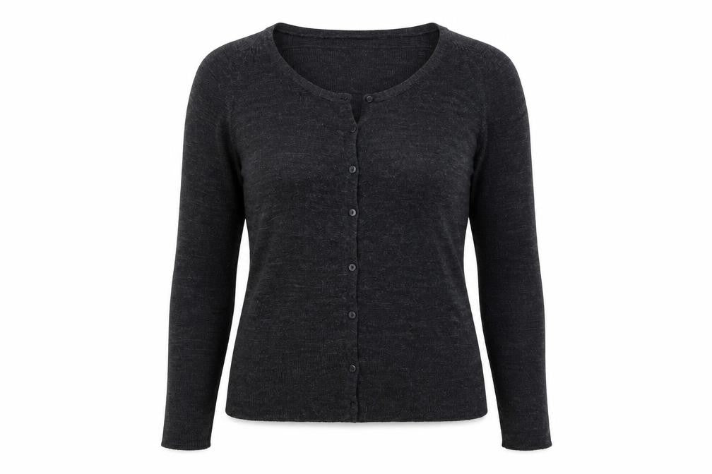 eVIE Womens Grey   Cardigan Jumper Size 14