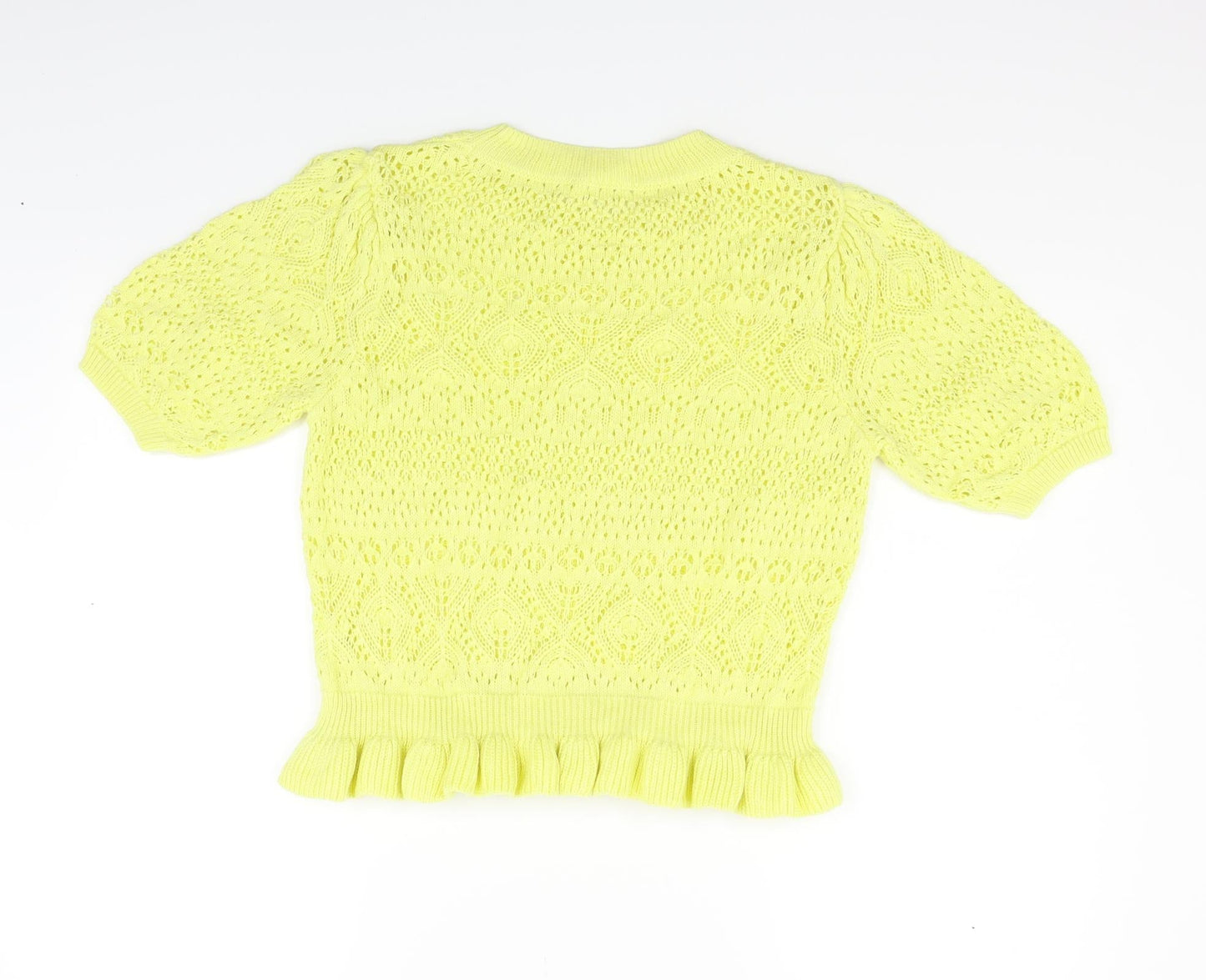 Bonmarché Womens Yellow   Pullover Hoodie Size 12