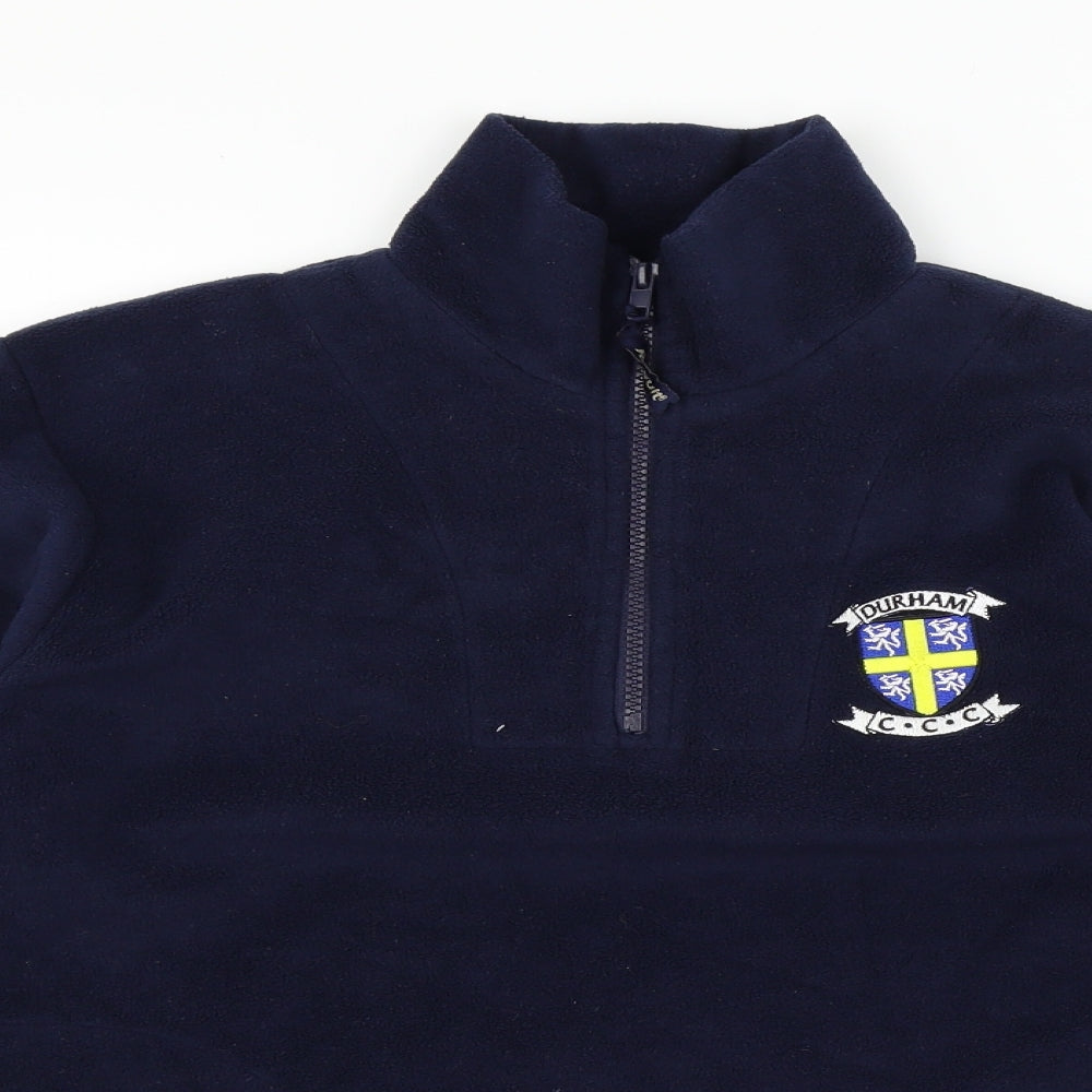 Result Boys Blue   Henley Jumper Size L  - Durham