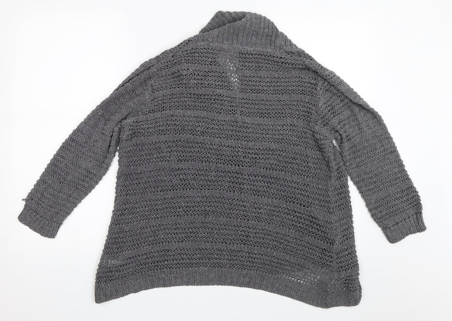 BHS Womens Grey   Cardigan Jumper Size 14