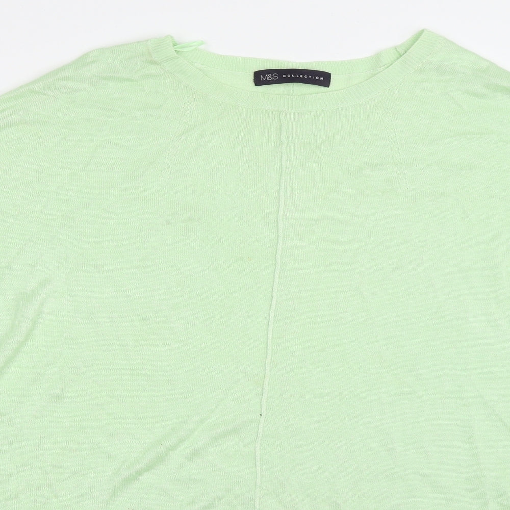 Marks and Spencer Womens Green   Pullover Jumper Size 14