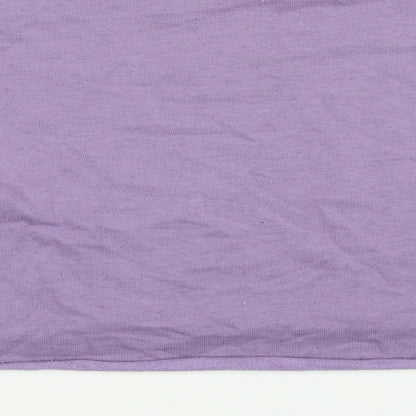 Preloved H&M Womens Purple   Pullover Sweatshirt Size 36 - Label