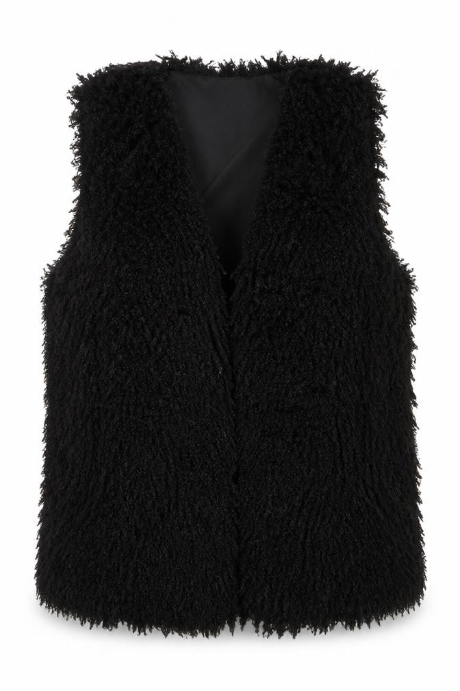 Papaya Womens Black   Jacket Waistcoat Size S