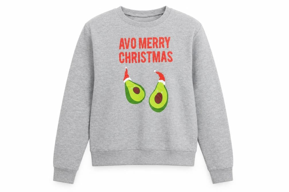 H&M Womens Grey   Pullover Sweatshirt Size XS  - christmas