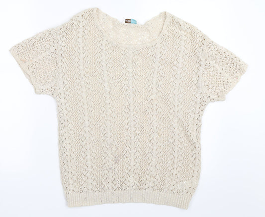 BHS Womens Beige   Pullover Jumper Size 12