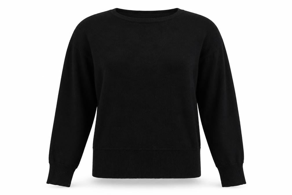 J.A.C. Womens Black   Pullover Jumper Size 12