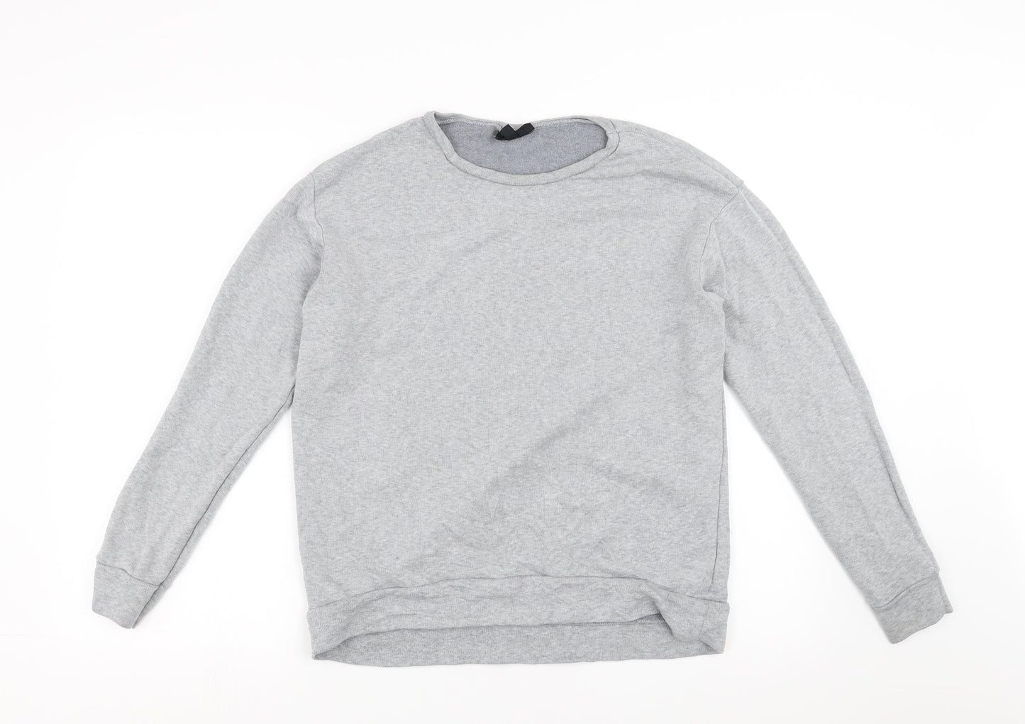 Topshop Womens Grey   Pullover Sweatshirt Size 8