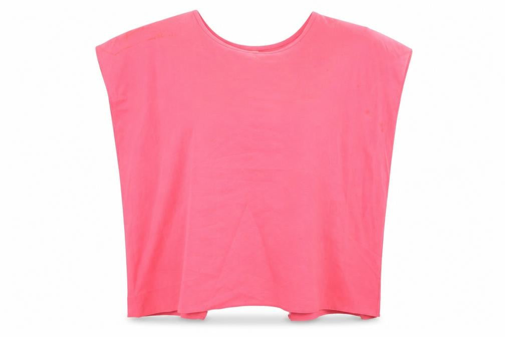 Internationale Womens Pink   Basic Blouse Size 10  - open back