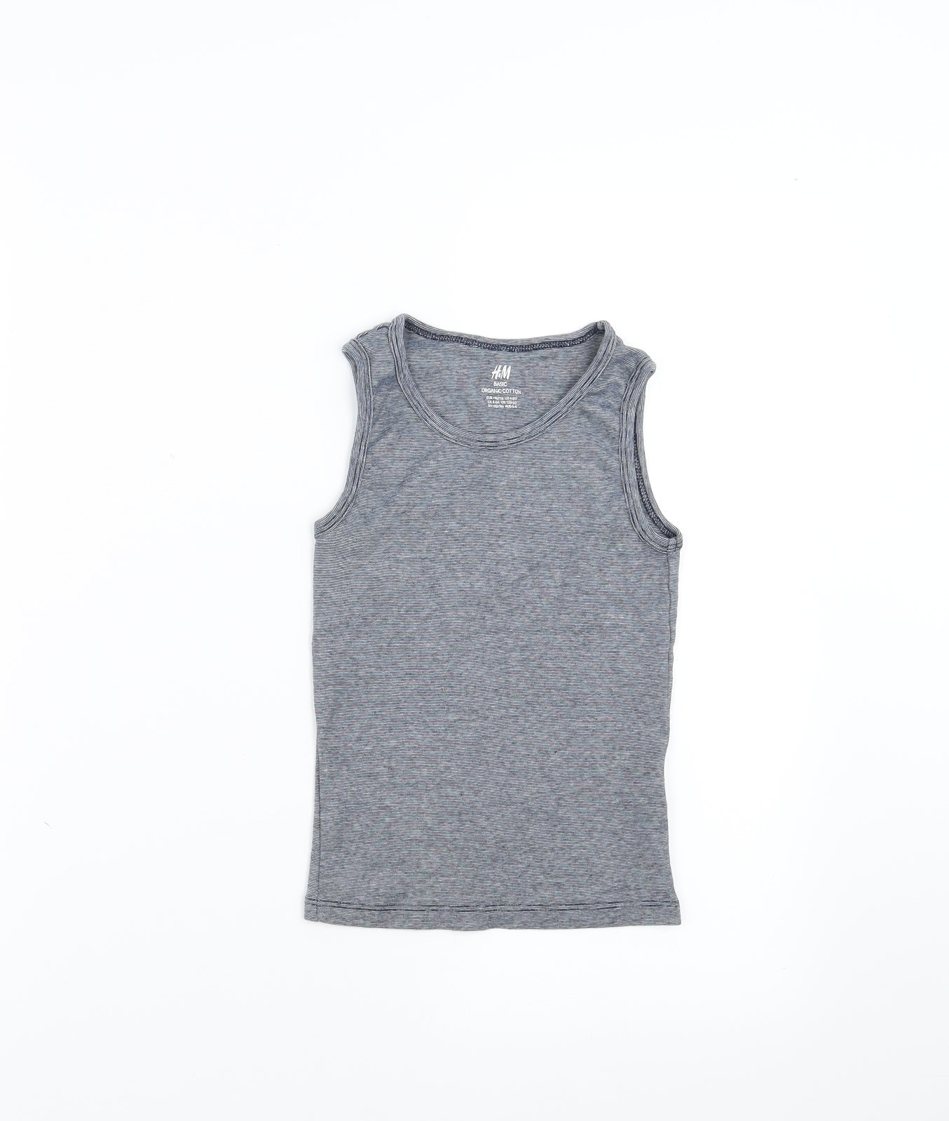 george & martha Boys Blue Striped  Basic Tank Size 4-5 Years