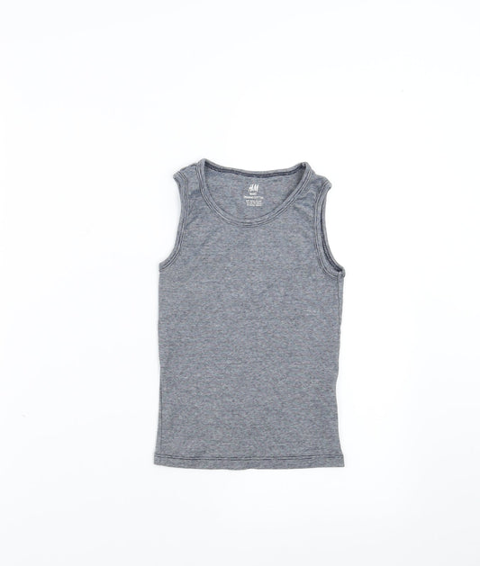 george & martha Boys Blue Striped  Basic Tank Size 4-5 Years