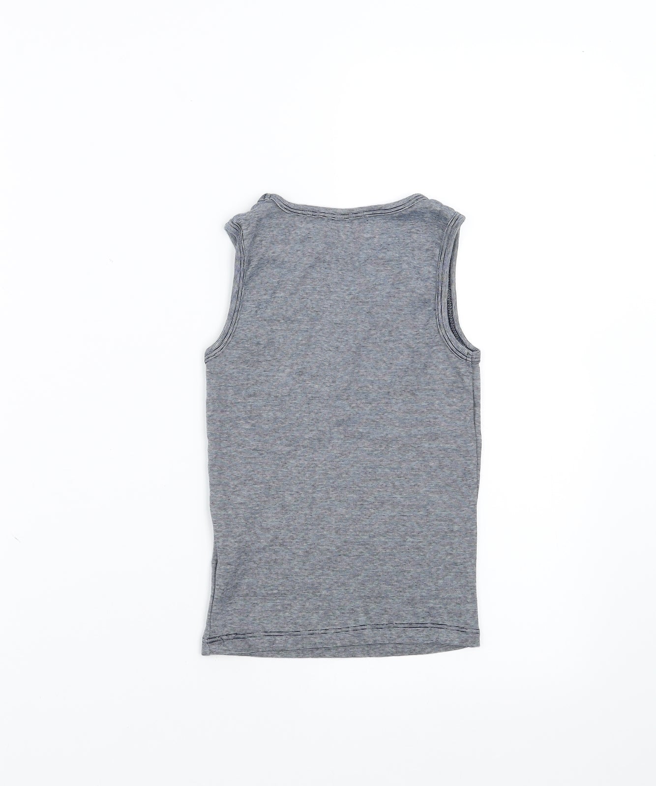 george & martha Boys Blue Striped  Basic Tank Size 4-5 Years