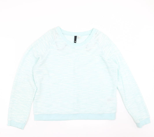 Divided by H&M Womens Green   Pullover Sweatshirt Size M
