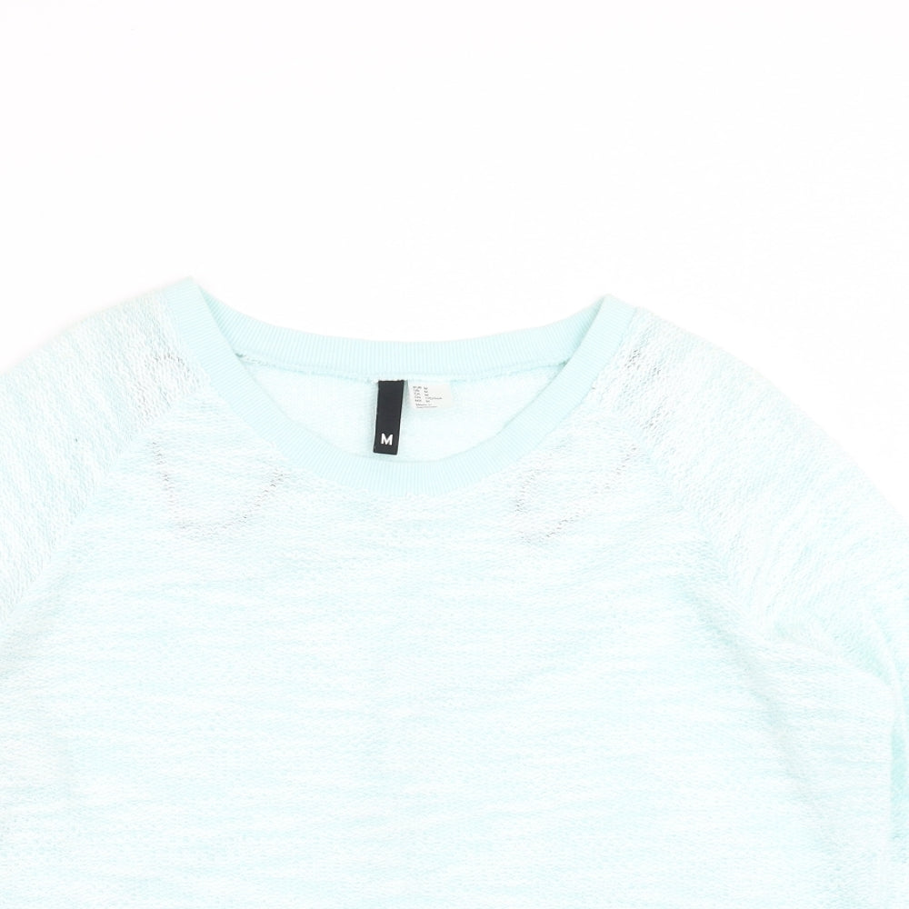 Divided by H&M Womens Green   Pullover Sweatshirt Size M