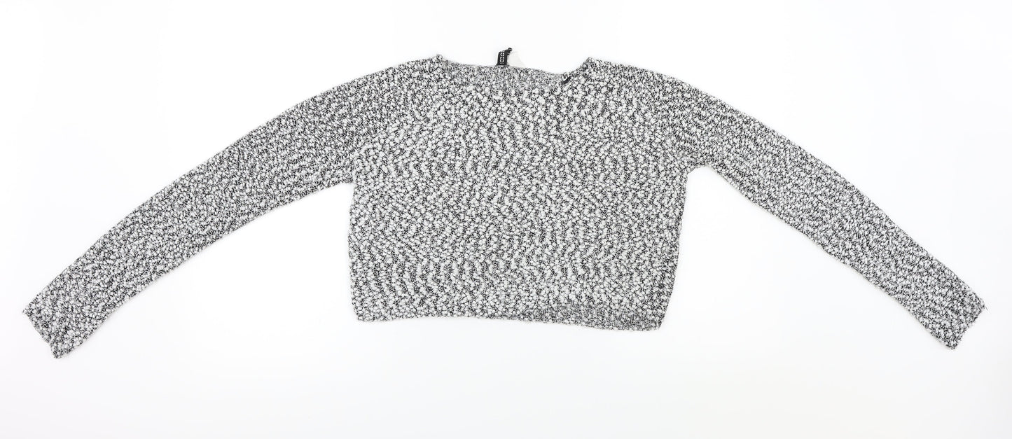 H&M  Womens White   Pullover Jumper Size M