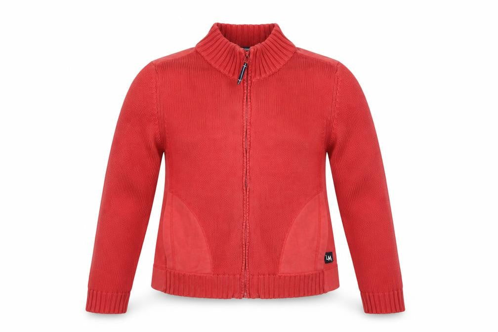 lamed Womens Red   Full Zip Jumper Size 12