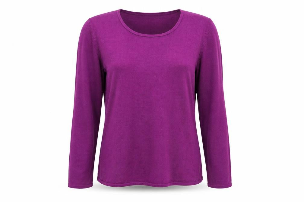Bonmarché Womens Purple Pullover Jumper Size M