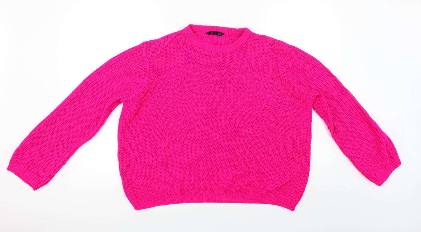 Peacokcs  Womens Pink   Pullover Jumper Size M