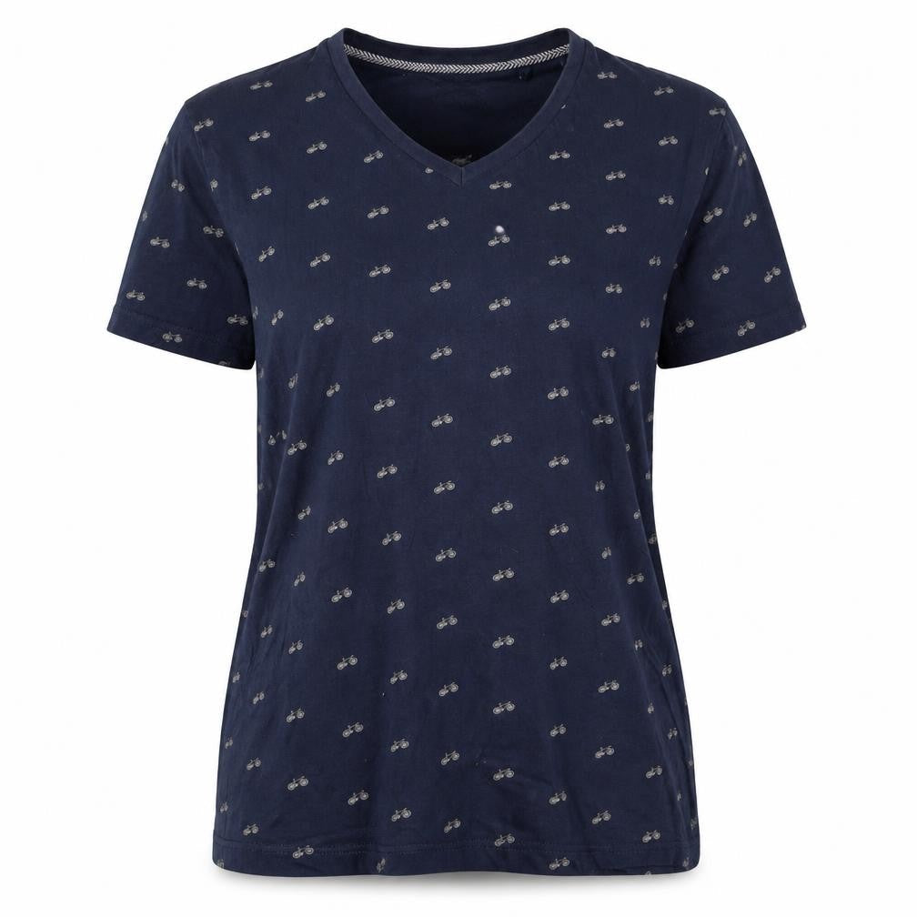 denim flower Womens Blue   Basic T-Shirt Size S