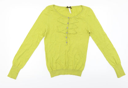 Next  Womens Yellow   Pullover Jumper Size 12