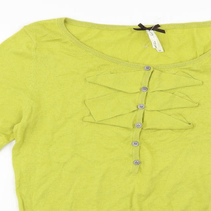 Next  Womens Yellow   Pullover Jumper Size 12