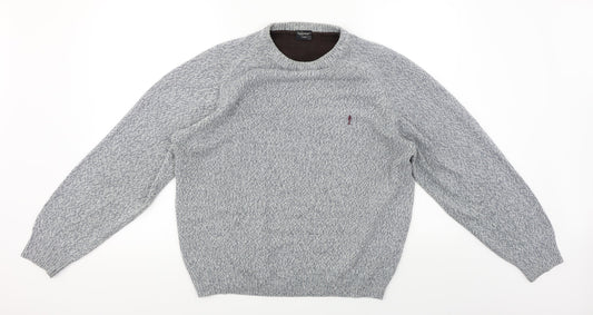 ROSS RIVER Mens Grey   Pullover Jumper Size L