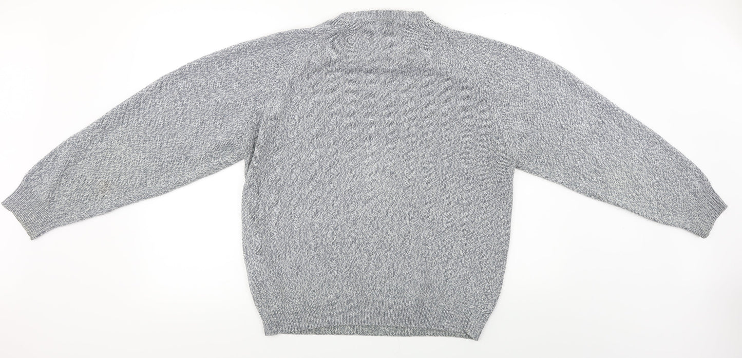 ROSS RIVER Mens Grey   Pullover Jumper Size L